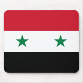 syrische Flagge Mousepad (Vorne)