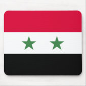 Syrische Flagge Mousepad (Vorne)