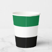 Syrische Flagge Pappbecher (Rechts)