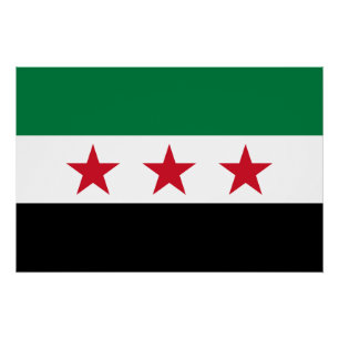 Syrische Flagge Poster