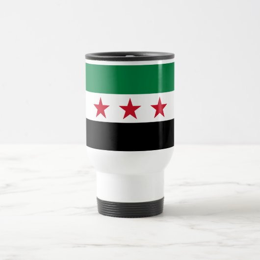 Syrische Flagge Reisebecher (Mittel)