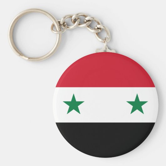 syrische Flagge Schlüsselanhänger (Vorne)