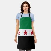 Syrische Flagge Schürze (Getragen)