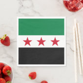 Syrische Flagge Serviette (Beispiel)