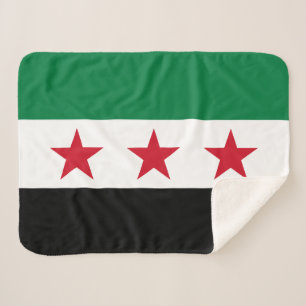 Syrische Flagge Sherpadecke