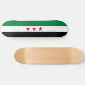 Syrische Flagge Skateboard (Horizontal)