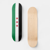 Syrische Flagge Skateboard (Vorderseite)