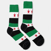 Syrische Flagge Socken (Rechts)