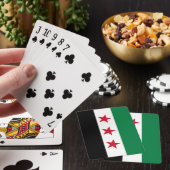 Syrische Flagge Spielkarten (In Situ)