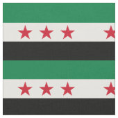 Syrische Flagge Stoff (Nahaufnahme)