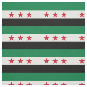 Syrische Flagge Stoff