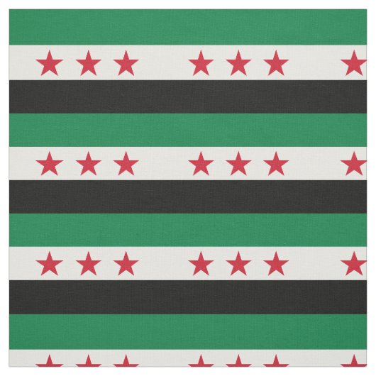 Syrische Flagge Stoff (Muster)