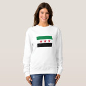 Syrische Flagge Sweatshirt (Vorne ganz)