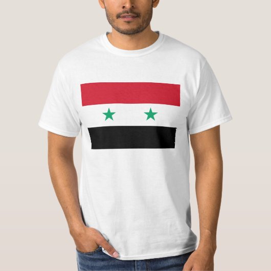 syrische Flagge T-Shirt (Vorderseite)