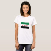 Syrische Flagge T-Shirt (Vorne ganz)