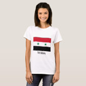 syrische Flagge T-Shirt (Vorne ganz)