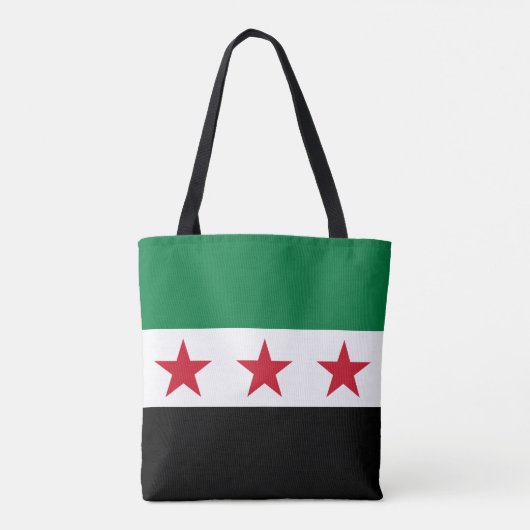 Syrische Flagge Tasche (Rückseite)