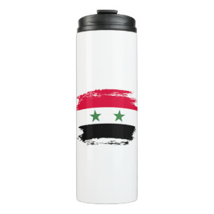 Syrische Flagge Thermosbecher