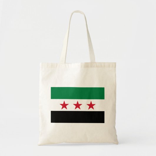 Syrische Flagge Tragetasche (Vorne)