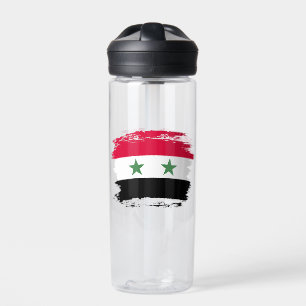 Syrische Flagge Trinkflasche