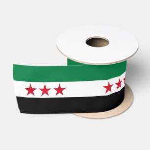 Syrische Flagge, Unabhängigkeit Syriens, Reise/Spo Satinband