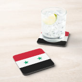 Syrische Flagge Untersetzer (Rechte Seite)