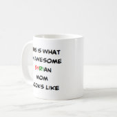 syrische Mutter, phantastisch Kaffeetasse (Vorderseite Links)