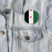 Syrische revolutionäre Flagge Button (Beispiel)
