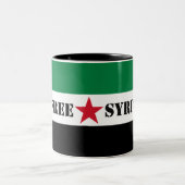 Syrische Revolutions-Tasse Zweifarbige Tasse (Mittel)
