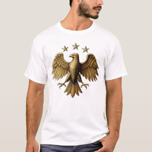 Syrisches modernes Identitäts-Adler-Emblem T-Shirt