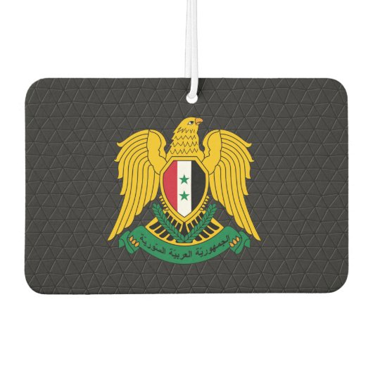 syrisches Wappen Autolufterfrischer (Vorderseite)