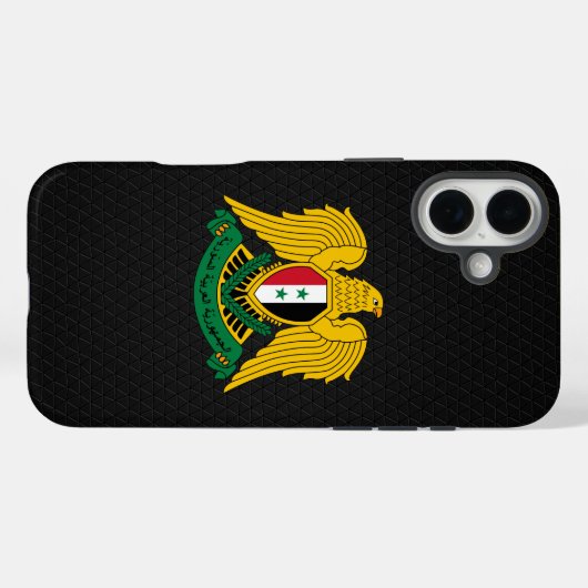 syrisches Wappen Case-Mate iPhone Hülle (Rückseite (Horizontal))