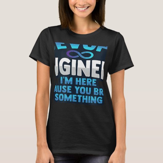 Sys Admin und Entwickler für einen Cloud-Entwickle T-Shirt (Vorderseite)