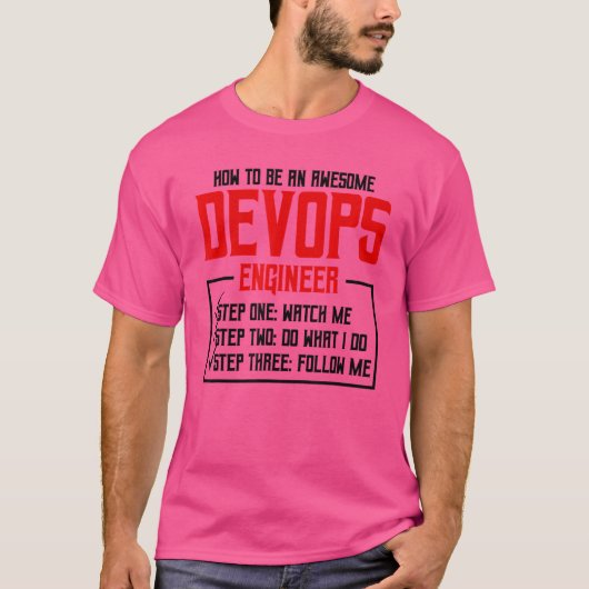 Sys Admin und Entwickler für einen Cloud-Entwickle T-Shirt (Vorderseite)