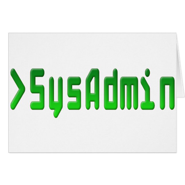 SysAdmin (Vorderseite (Horizontal))