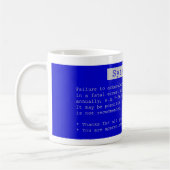 SysAdmin Anerkennungs-TagesTasse Kaffeetasse (Links)
