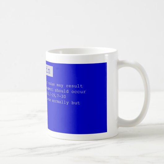 SysAdmin Anerkennungs-TagesTasse Kaffeetasse (Rechts)