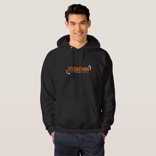 SysAdmin Computer Programmier-Informations-Codieru Hoodie (Vorne ganz)
