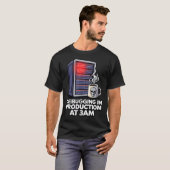 Sysadmin Devops Debugging In Produktion Bei T-Shirt (Vorne ganz)