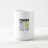Sysadmin - Systemadministrator Kaffeetasse (Mittel)