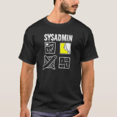 Sysadmin - Systemadministrator T-Shirt (Vorderseite)