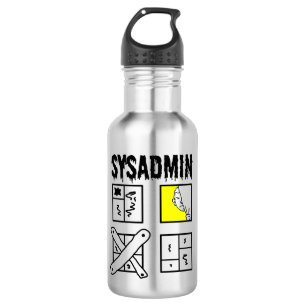 Sysadmin - Systemadministrator Trinkflasche