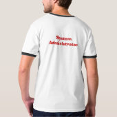 sysadmin-T T-Shirt (Rückseite)