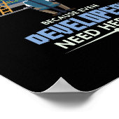 Sysadmin, weil selbst Entwickler Helden brauchen Poster (Ecke)