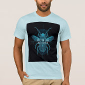 System Bug Detected Funny Cybernetic Tech T-Shirt (Vorderseite)