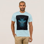 System Bug Detected Funny Cybernetic Tech T-Shirt (Vorne ganz)