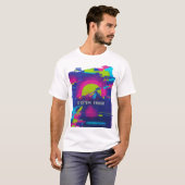 SYSTEM ERROR – Glitch Sunset Mountains T-Shirt (Vorne ganz)