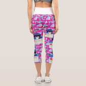 System Error: Retro Nerd Aesthetics Capri Leggings (Rückseite)