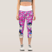 System Error: Retro Nerd Aesthetics Capri Leggings (Vorderseite)