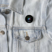 System-Farbfehler 404 Tech-Glitch-Mikrochip-Grafik Button (Beispiel)